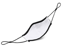 Load image into Gallery viewer, Black Reusable Washable Protective Face Mask Adjustable Ear Loops