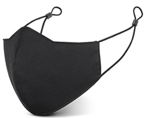 Black Reusable Antibacterial Face Mask $10.00 each