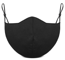 Load image into Gallery viewer, Black Reusable Antibacterial Face Mask $10.00 each
