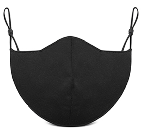 Black Reusable Antibacterial Face Mask $10.00 each