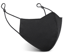 Load image into Gallery viewer, Black Reusable Antibacterial Face Mask $10.00 each
